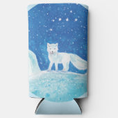 Illustration der kleinen arktischen Fox (Vulpes la Selters Dosenkühler (Vorderseite)