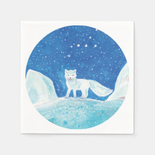 Illustration der kleinen arktischen Fox (Vulpes la Serviette