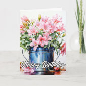 Illustration der Lily-Blume von Freshly Picked Karte (Vorderseite)