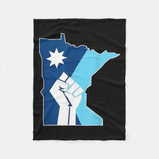 Illustration der Minnesota-Rebellenstaatsflagge Fleecedecke