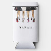 Illustration der Mode in New York City Selters Dosenkühler (Rückseite)