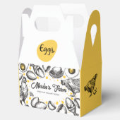 Illustration der modernen Eier Faltschachtel Verpa Geschenkschachtel (Geöffnet)