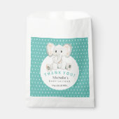 Illustration der niedlichen Frühlingslephant Geschenktütchen (Vorderseite)