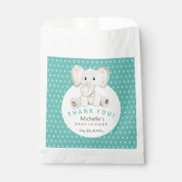 Illustration der niedlichen Frühlingslephant Geschenktütchen