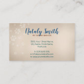 Illustration der niedlichen Katze- und Hundefälle Visitenkarte (Rückseite)