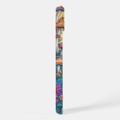 Illustration der niedlichen kreativen Pilzhütte iPhone Hülle (Rechte Seite)