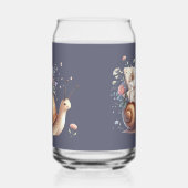 Illustration der niedlichen Schneckenpastel Dosenglas (Links)