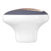 Illustration der niedlichen Schneckenpastel Keramikknauf (Seitenansicht)