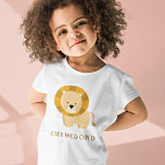 Illustration der niedlichen Wild Child Lion T-Shirt<br><div class="desc">Niedliche Kinderleuchte für Kinder.</div>