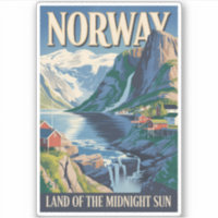 Illustration der norwegischen Landschaft, Reise, K