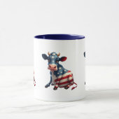 Illustration der patriotischen amerikanischen Flag Tasse (Zentrum)
