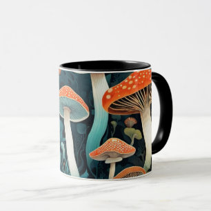 Illustration der Pilze aus dem Whimsikwald Tasse