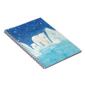 Illustration der Polarbären Notizblock (Rechte Seite)