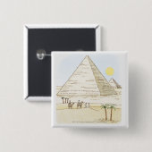 Illustration der Pyramiden und der Männer mit Button (Vorne & Hinten)