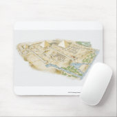 Illustration der Pyramiden von Giseh Mousepad (Mit Mouse)