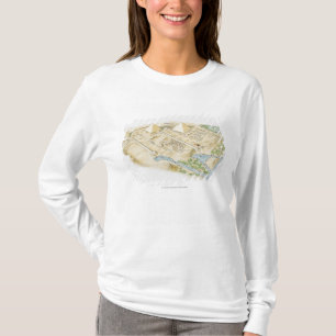 Illustration der Pyramiden von Giseh T-Shirt