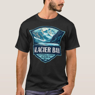 Illustration der Reise zum Glacier Bay National Pa T-Shirt