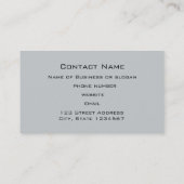 Illustration der Roten Boxhandschuhe Visitenkarte (Rückseite)