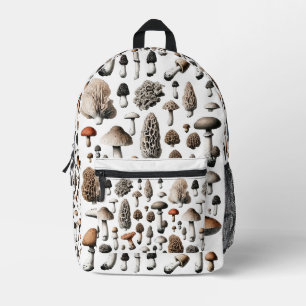 Illustration der Sammlung Wild Mushrooms Bedruckter Rucksack