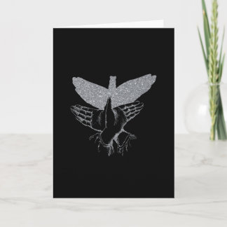 Illustration der Schattenhandpuppe Karte