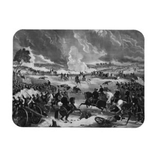 Illustration der Schlacht von Gettysburg Magnet