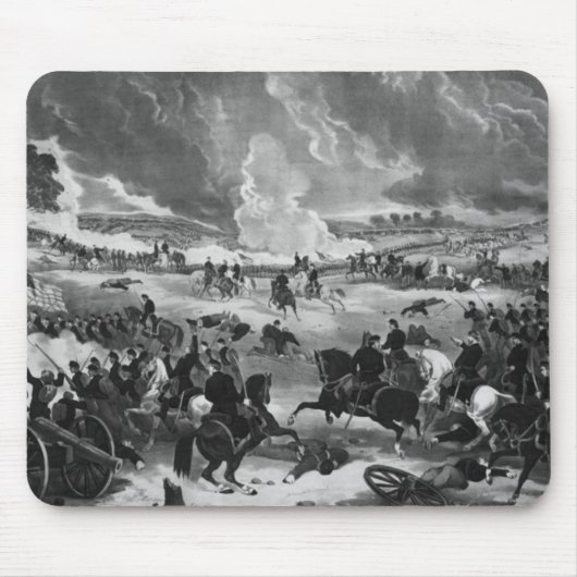 Illustration der Schlacht von Gettysburg Mousepad (Vorne)