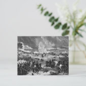 Illustration der Schlacht von Gettysburg Postkarte (Stehend Vorderseite)