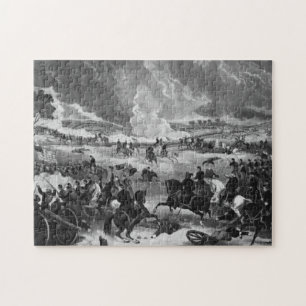 Illustration der Schlacht von Gettysburg Puzzle