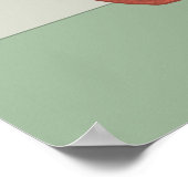 Illustration der Schlange-Pflanze Poster (Ecke)