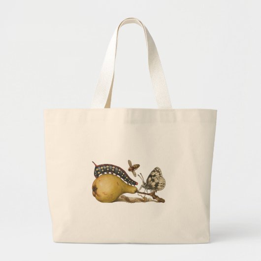 Illustration der Schmetterlingsbeere Jumbo Stoffbeutel (Vorne)
