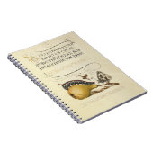 Illustration der Schmetterlingsbeere Notizblock (Rechte Seite)