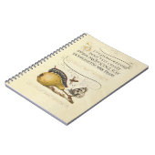 Illustration der Schmetterlingsbeere Notizblock (Linke Seite)