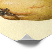 Illustration der Schmetterlingsbeere Poster (Ecke)