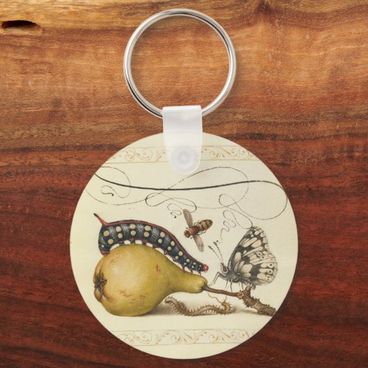 Illustration der Schmetterlingsbeere Schlüsselanhänger (Vorderseite)