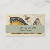 Illustration der Schmetterlingsbeere Visitenkarte (Vorderseite)