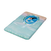 Illustration der Spiegel w einer Meerjungfrau des Badematte (Schrägansicht)