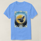 Illustration der Sun-Tarot-Karte T-Shirt (Design vorne)