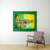 Illustration der Tarot-Karte, der Dummkopf Wandteppich (Beispiel (Horizontal))