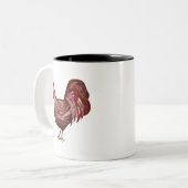 Illustration der Tasse der Rasterfarm (Vorderseite Links)