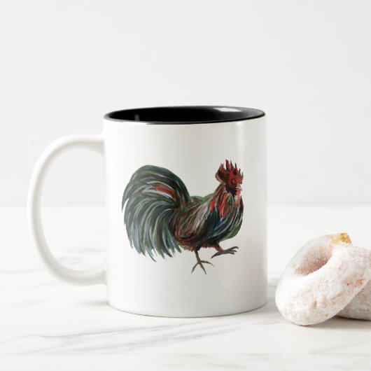Illustration der Tasse der Rasterfarm (Mit Donut)