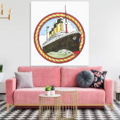 Illustration der Titanic Leinwanddruck (Insitu (Wohnzimmer))