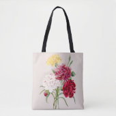 Illustration der Vintage-Nelke Tasche (Vorderseite)