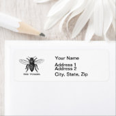 Illustration der Vintagen Arbeiterbiene (Insitu)