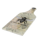 Illustration der Vintagen Arbeiterbiene Schneidebrett (Ecke)