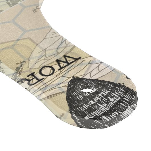 Illustration der Vintagen Arbeiterbiene Schneidebrett (Ecke)