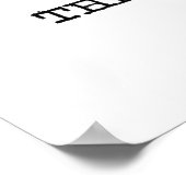 Illustration der Vintagen Arbeitnehmerbiene Poster (Ecke)