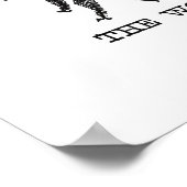 Illustration der Vintagen Arbeitnehmerbiene Poster (Ecke)