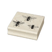 Illustration der Vintagen Bienenkönigin und der ar Gummistempel (Stempel)