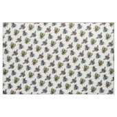 Illustration der Vintagen Honigbiene aus antiker T Stoff (Fat Quarter (45,7 x 55,9 cm))