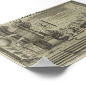 Illustration der Vintagen Oculus Society Poster (Ecke)